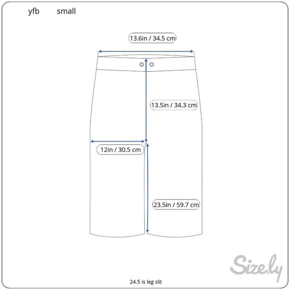 YFB young fabulous broke split front wide leg pants preowned S small pigment - Picture 3 of 11